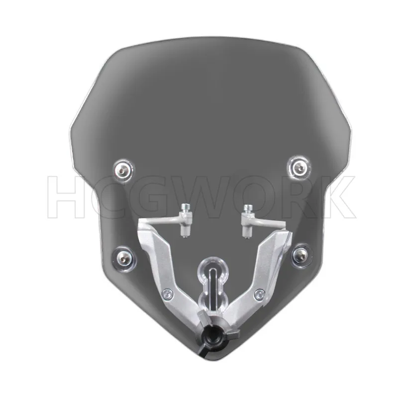 

Motorcycle Front Windshield Deflector with Bracket for Loncin Voge 500r Modified