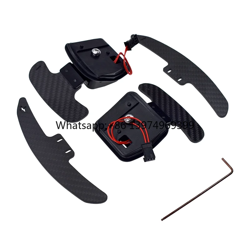 SK CUSTOM Interior Kits Popular Magnetic Paddle Shifter for BMW E Series Fitting Models E90 M3 E91 E92 E93 E70 E71 Carbon Finish