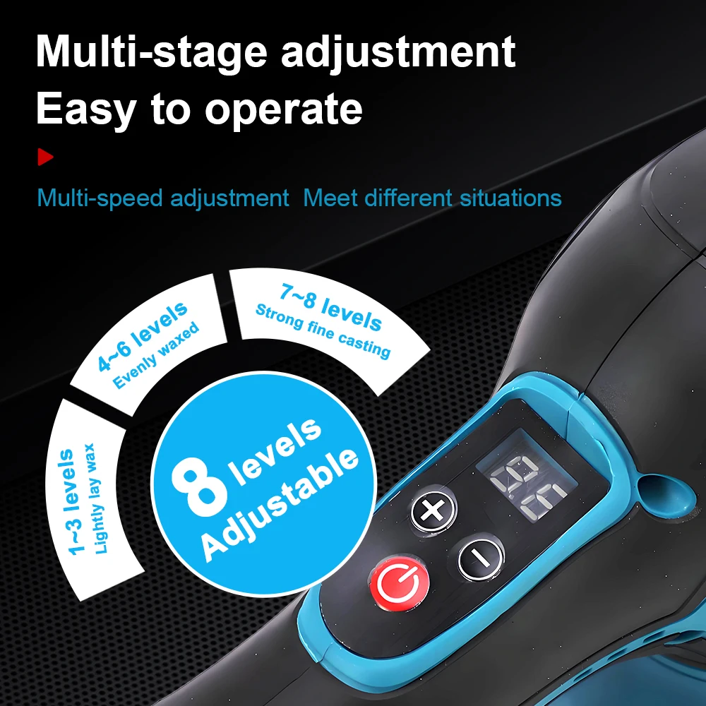 آلة تلميع السيارات الكهربائية اللاسلكية المحمولة باليد متعددة الوظائف بالشمع والتزجيج لتفصيل أريكة البلاط والرخام