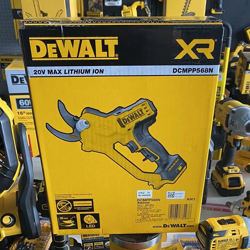 DEWALT DCMPP568 20V Cordless Powered Pruner Garden Tree Pruning Shears 38mm Electric Scissors Tool Only