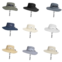 Outdoor Fisherman Hat Wide Brimmed Breathable Sun Hat for Women Men Sunshade