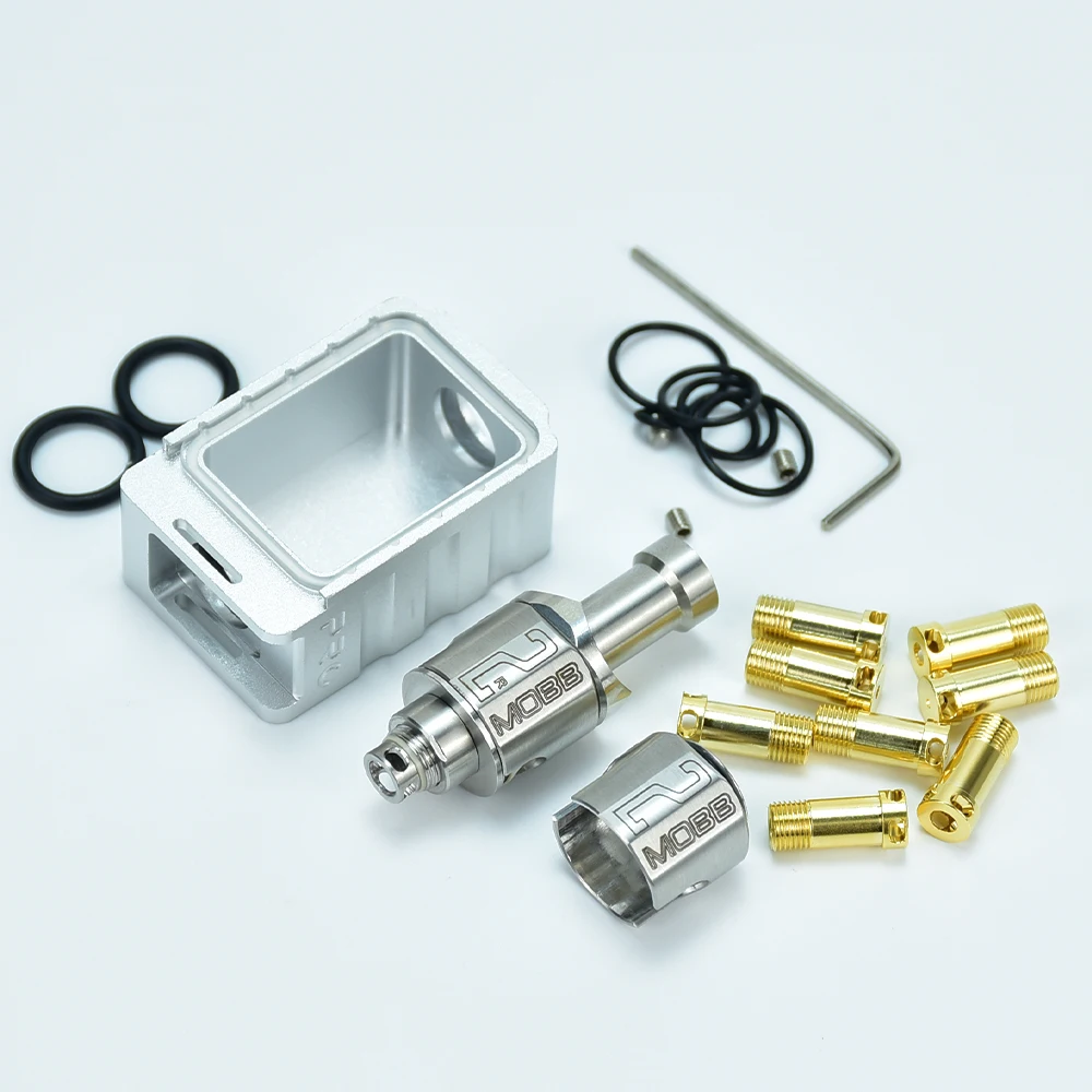 WolfCoolvape Monarchy MOBB V2 M2 RBA Bridge VAPE PRC ProRo Atomizer Boro Tank Billet BOX Boro Tank replacement coil - gallery image 4