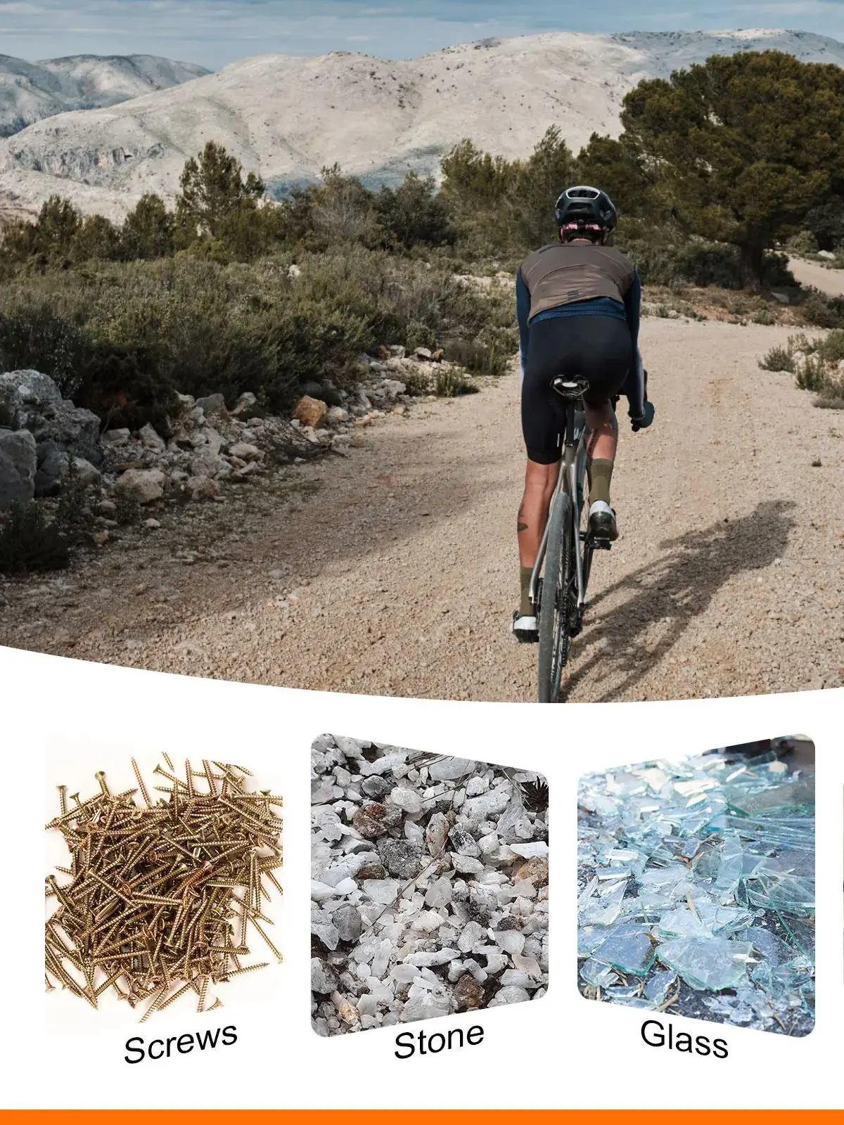 AliExpress NONE 2/4Roll Cycling Puncture Proof Belt 14/20/26/27.5/29" Bicycle Tire Liner Inner Tube Protector Mountain Bike Repair Stab Tape Pad