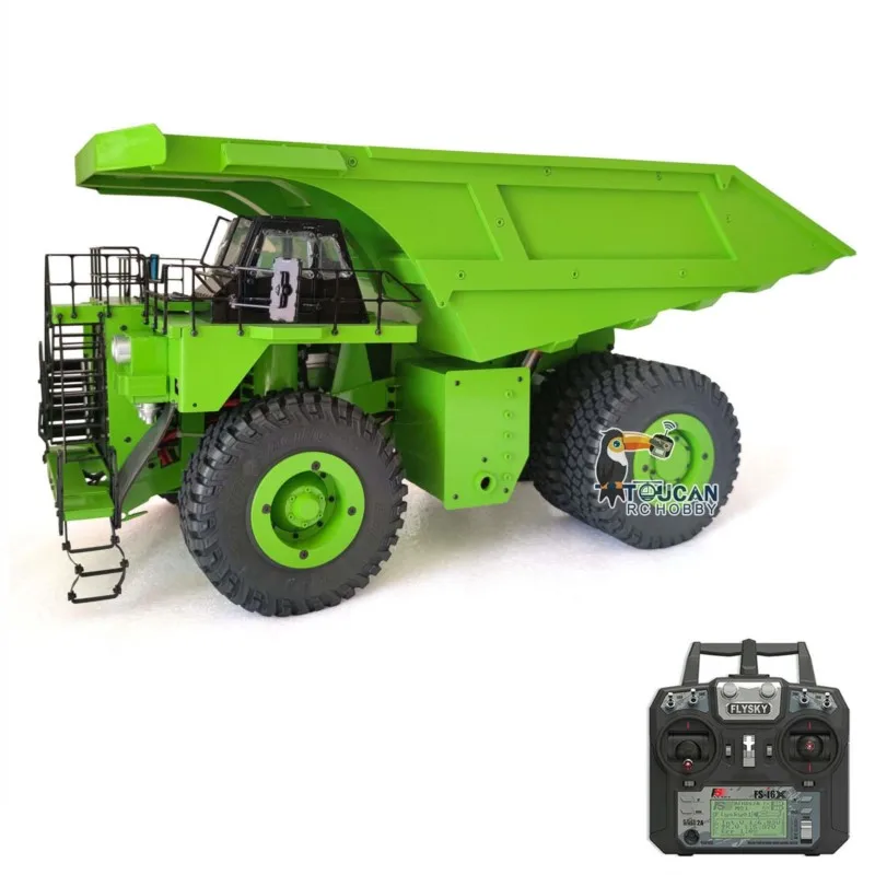 الهدايا اللعب المعدنية 1/20 793D RC شاحنة الألغام الهيدروليكية سيارة قلابة الطوقان رسمت الانتهاء نموذج I6X أضواء الراديو للبنين TH21469