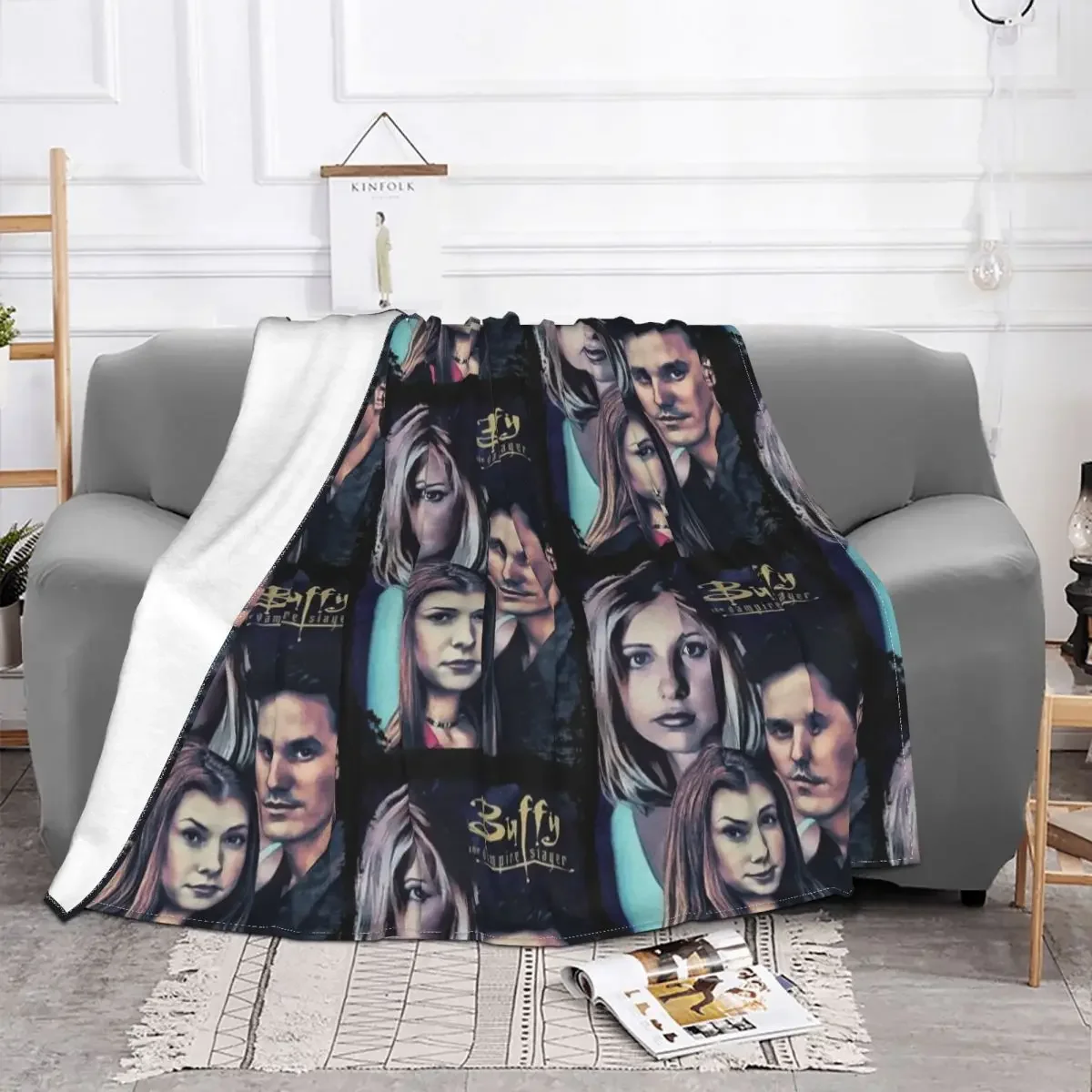 

Baby Blanket Buffy The Vampire Slayer Fleece Sofa Cover Summer Drama Collage Super Soft Throw Blankets for Bedding Car Bedspread