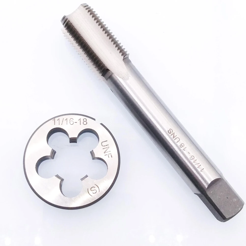 

UNS Tap And Die 11/16\\'\\' - 18 And Die Set High Right Hand Thread Tap 11/16-18 High Quality Practical Useful