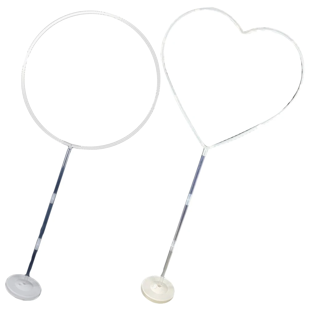 

2Pcs Stand Clear Stand Decorations Kit For Strip Arch Frame Party Balloon Arch Frame Balloons Balloon Arches Kit