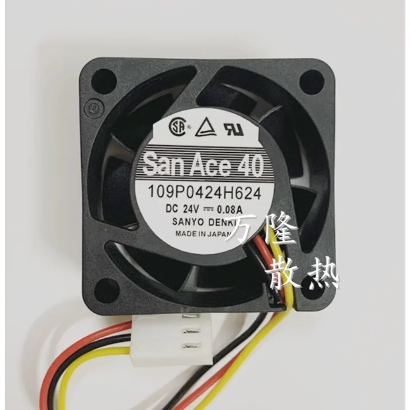 New Cooling Fan for Sanyo 109P0424H624 DC24V 0.08A 4015 Driver Dedicated Fan 40x40x15mm