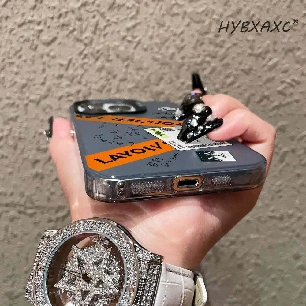 Горячая новинка: Прозрачный чехол V L-AYOVERS TaeHyungS для iPhone 17, 16, 16e, 15, 14, 13, 12, 11 Mini, Pro, Max, X, XR, XS Max, 7, 8, Air, Plus