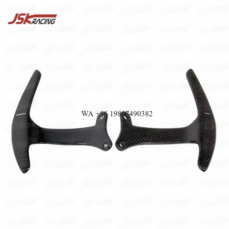 Wmwmnu for F8 2019-2021 Dry Carbon Fiber Interior Shift Paddles Plain Weave Steering Wheel Gear Shifter Paddle
