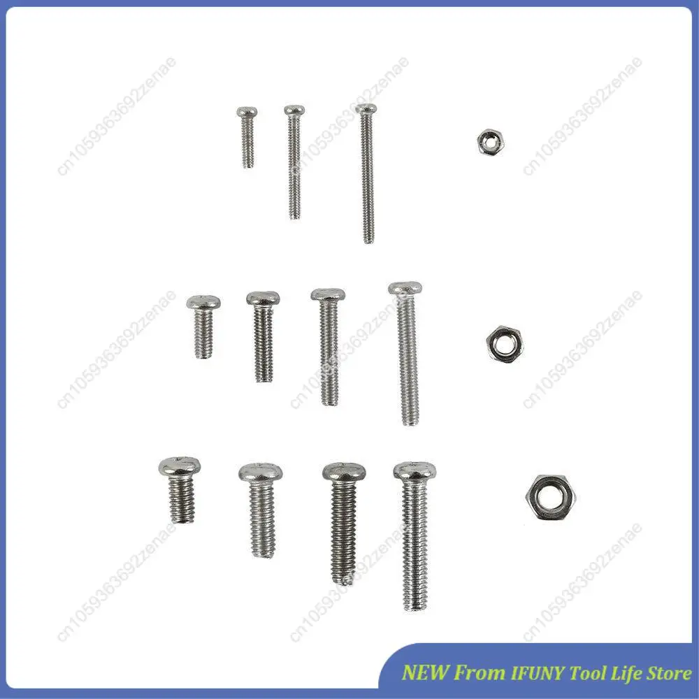 480 stks/set M2 M2.5 M3 Din7985 Gb818 Stalen Kruis Verzonken Pan Head Schroeven Phillips Schroeven Assortiment Kit Hw028 Nieuwe