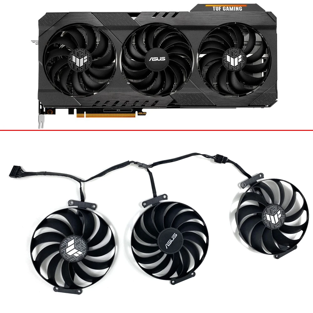 

95MM RX6700XT RX6800 RX6900XT Graphics fan for ASUS TUF Gaming Radeon RX 6700 XT RX 6800 XT RX 6900 XT OC Edition Graphics Card