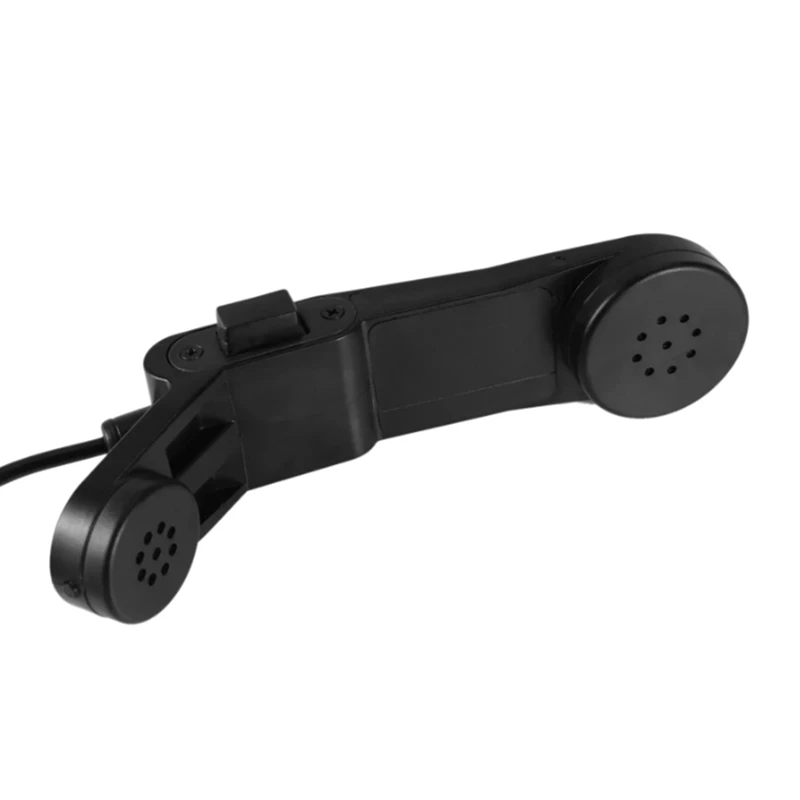 NEW_2Pin K-Type Army Retro Telephone Shoulder PTT Mic Microphone