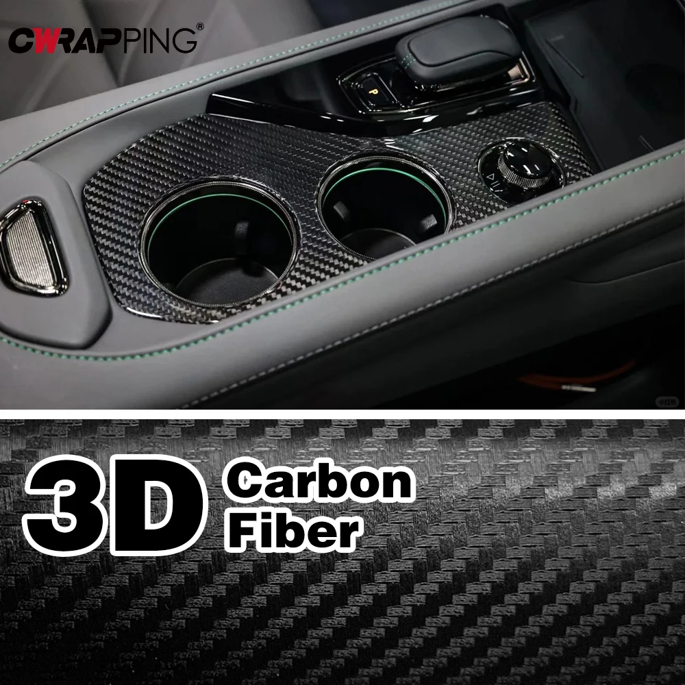 3D Carbon Fiber Motorcycle Stickers Hydrograph Vinyl Wrap Film Matte Waterproof Decal for Car Motocross Accessories 35cmx200cm