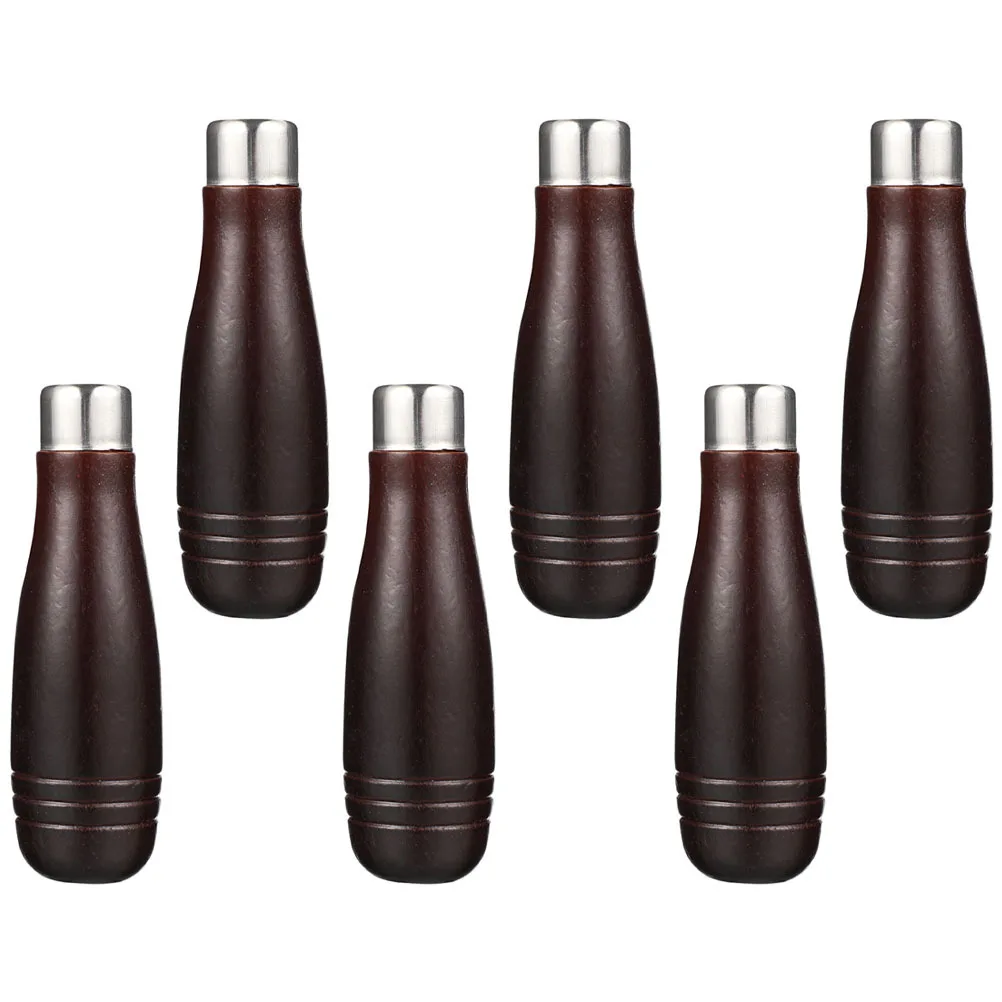 Picture 7: 6Pcs File Handle Wooden Grip Handle for Files and Rasp Tools Replacement Part Polished Smooth Surface Comfortable Hold Rust