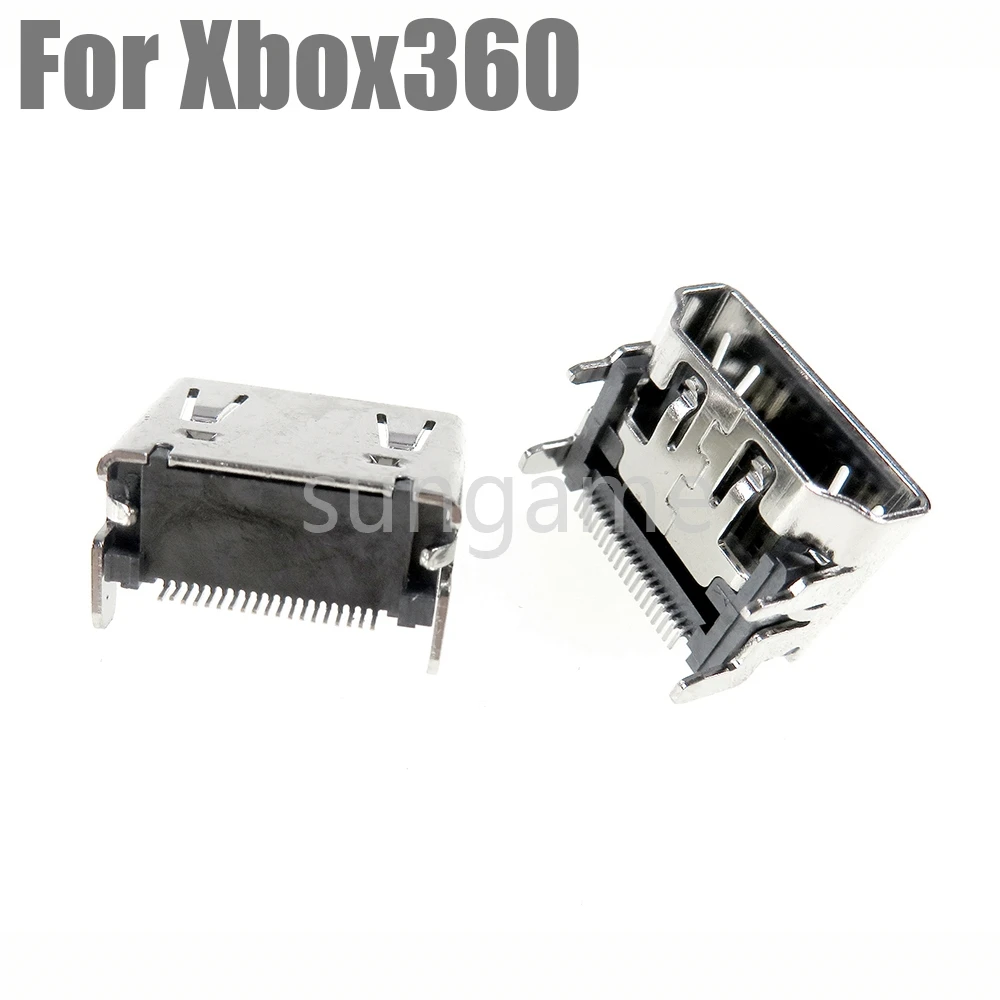40pcs OEM For XBOX 360 HDMI-Compatible Socket Interface Controller Connector HD Port Replacement Repair Part