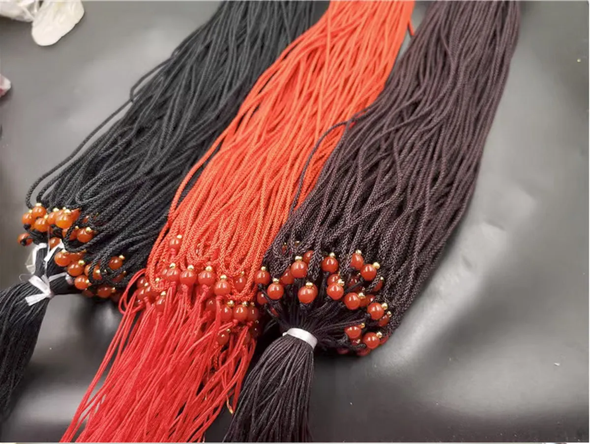 

Wholesale Retractable Simple Jewelry Jade Pendant / Necklace Rope Line