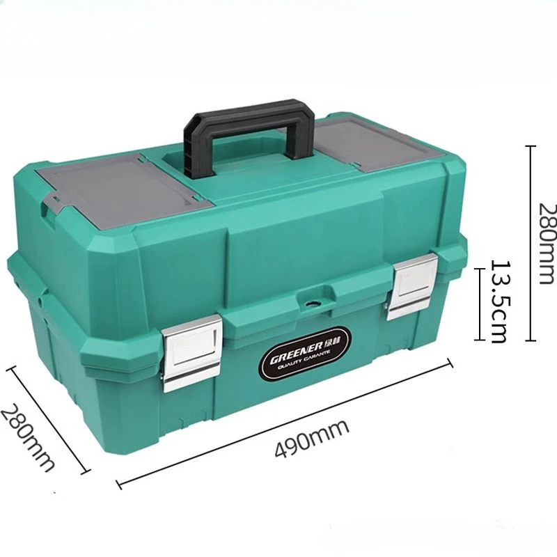 Eletricista Storage Tool Box, Organizador Profissional, mala completa, Carro Mecânico Acessórios, ao ar livre, à prova d\'água