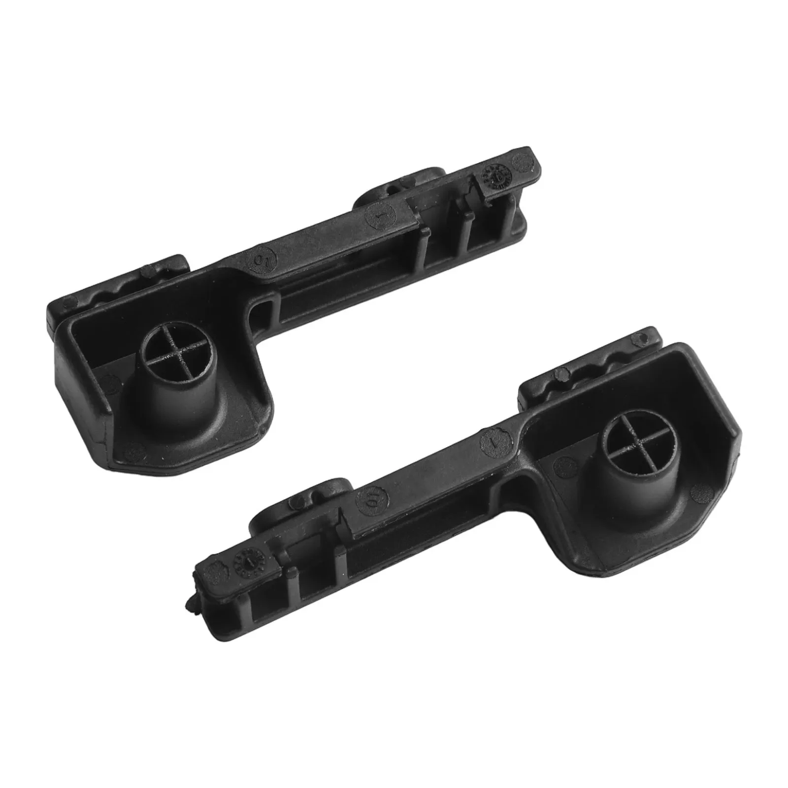 

Vehicle Accessory Roof Air Deflector Kit Set Of 2 Pieces Wind Resistance Compatible With OEM Easy Installation