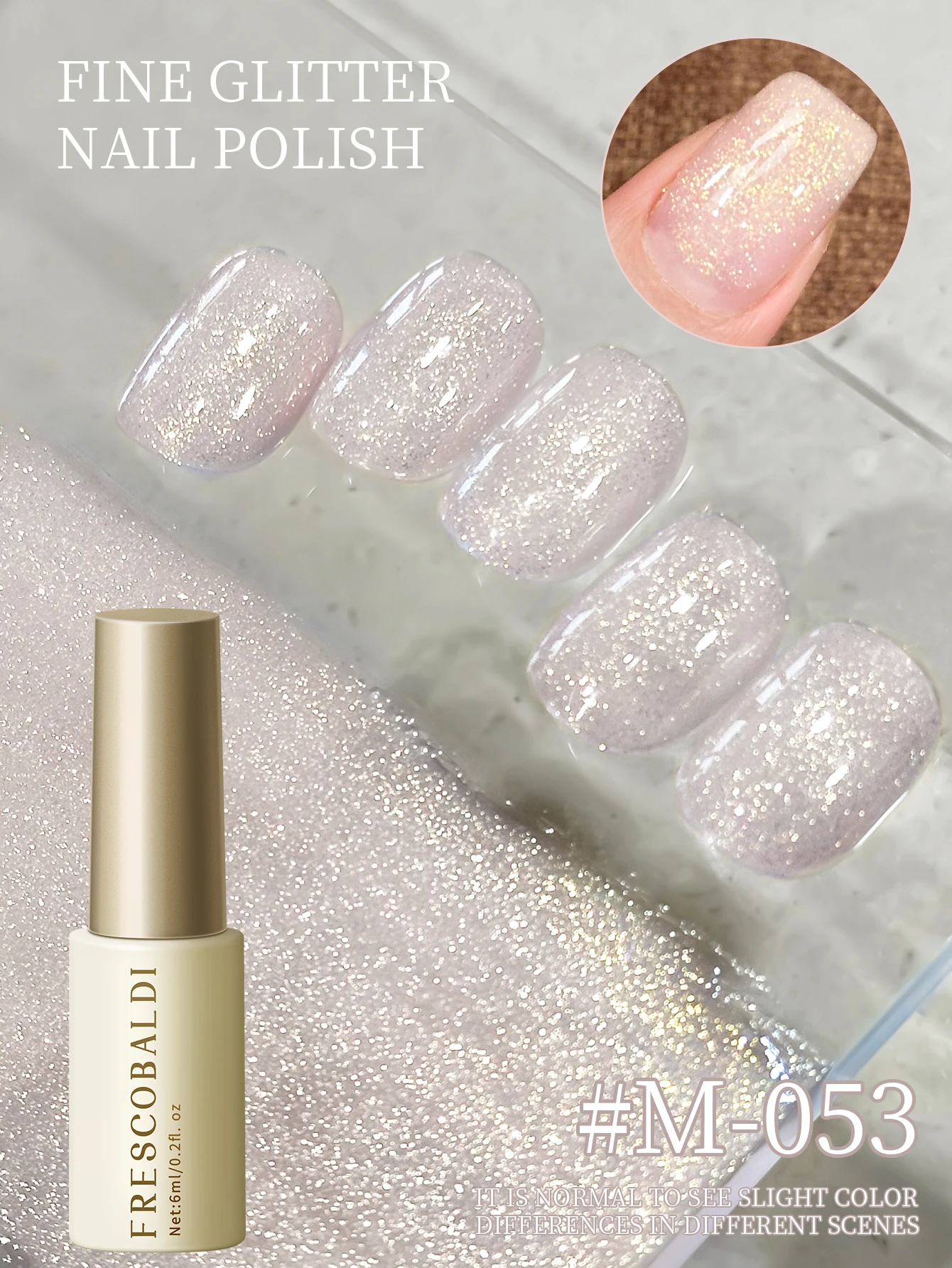 

1pcCylindrical bottle series 2025 new popularnail polishglue sparklingsuper shiny gloss nail fine glitter diamond gel nail art D