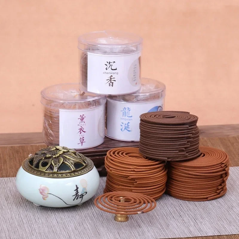 Household Purification/removing Odors Incense Coil Study/office/tea Room/yoga Zen Meditation/Worship Buddha Old Shan Sandalwood