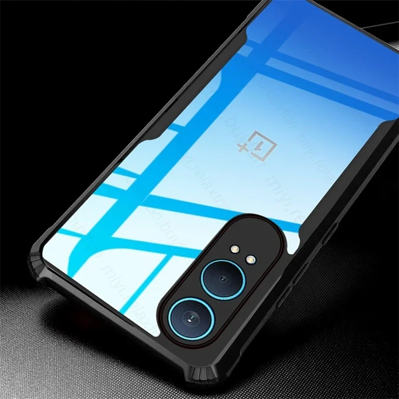 Transparent Acrylic Case For OnePlus Nord CE4 Lite 5G TPU Soft Frame Protect Fundas On One Plus CE4Lite CE 4Lite 4 Light Coque