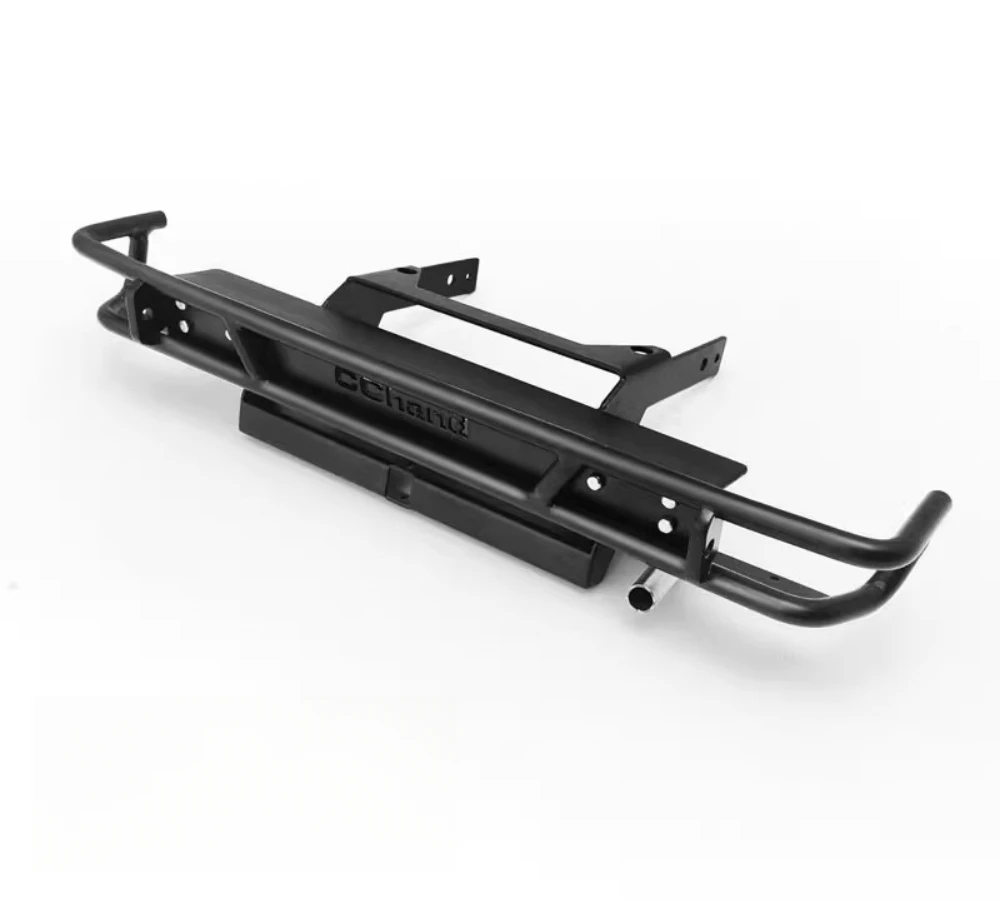 Scale 1/10 Steel Rear Bumper and Exhaust + Tank + Lights sets for Axial SCX10 ii 90046/90047 XJ Cherokee RC Car 1 10