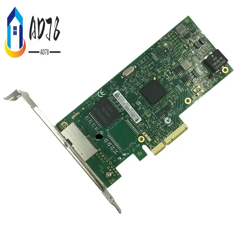 

AD78-I350AM2 Chip PCI-Ex4 Gigabit Electrical Port Dual-Port Server Network Card I350-T2V2 Gigabit Ethernet 2XRJ45 Port