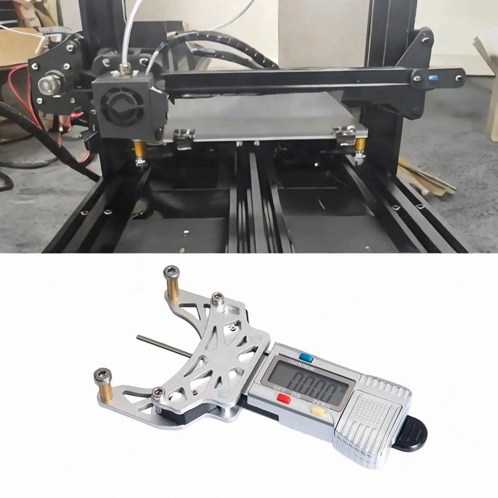 

Belt Tension Gauge Sturdy Lightweight Aluminum Alloy Frame Easy to Read Accessories Portable Belt Tensiometer Belt Tension Tool