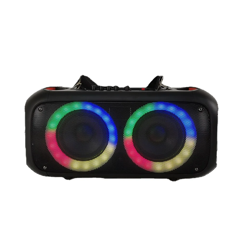 

New Arrival RX-6248 Portable Rechargeable Trolley Speaker with LED Light Wireless Bt Speaker