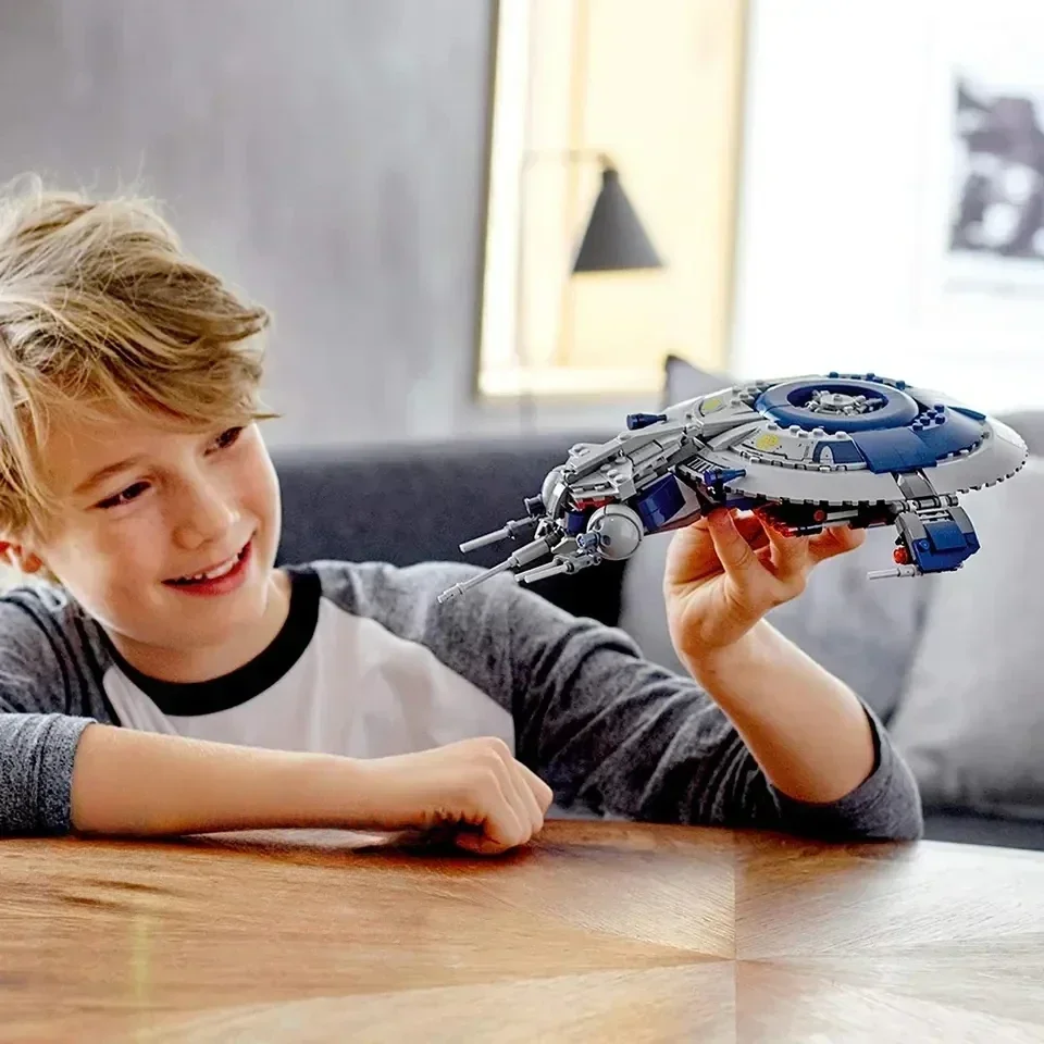 Nuovo IN Droid compatibile 75233 Gunship Building Blocks mattoni Space Wars Fighter Set giocattoli per bambini regali di natale di compleanno