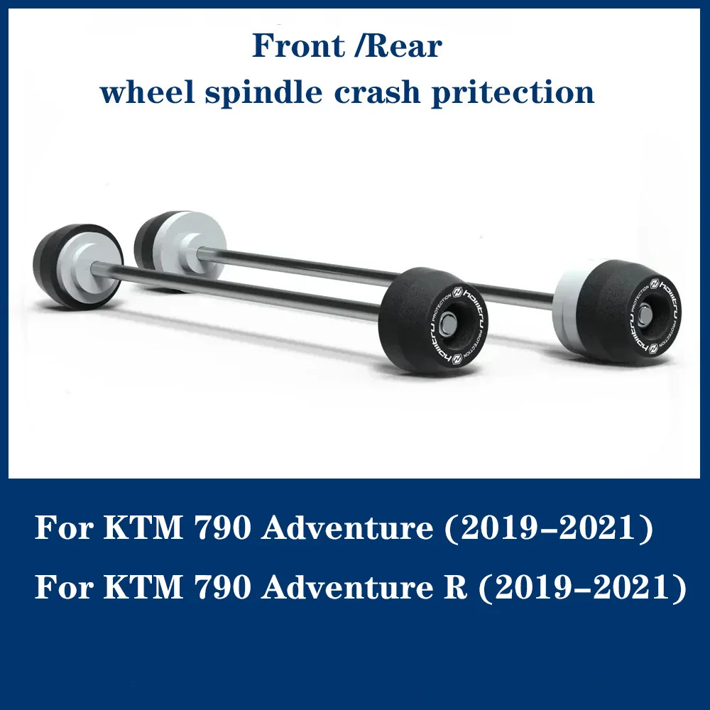 

For KTM 790 Adventure/R 2019-2021 Front Rear wheel Spindle Crash Protection