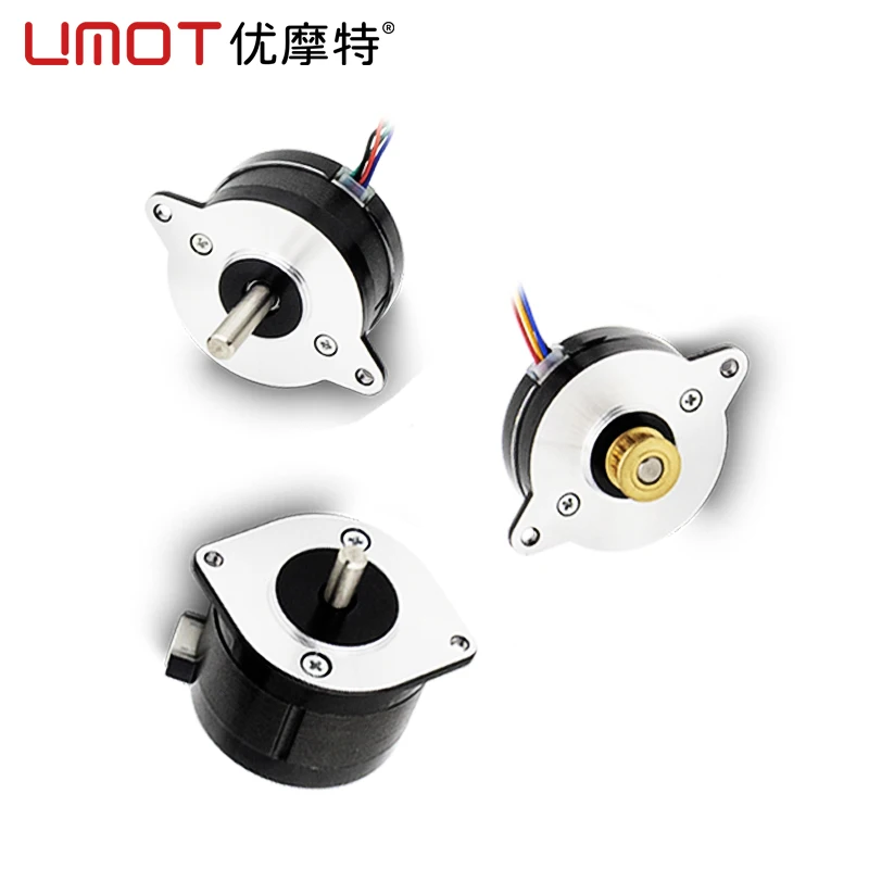 

UMOT Micro Nema15 Nema16 Round Hybrid Stepper Motor 2phase 4-wire Step Motor for 3D Printer/Laser Engraver/CNC Engraving Machine