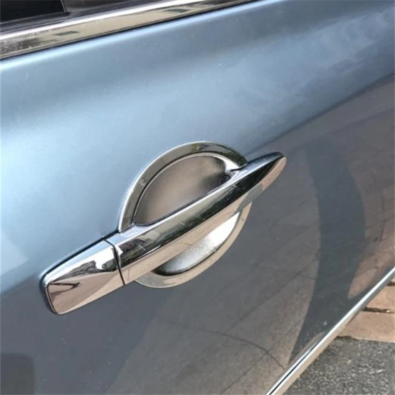 WELKINRY For Nissan Teana J32 2nd Generation 2008-2012 Maxima ABS Chrome Outer Car Body Door Cup Bowl Cap Trim