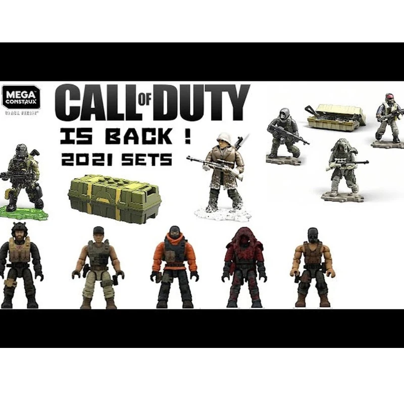 

Мини-фигурки Mega Bloks Call of Duty, отдельные строительные блоки, фигурки для сборки, минифигурки COD, коллекционные игрушки, подарок для детей