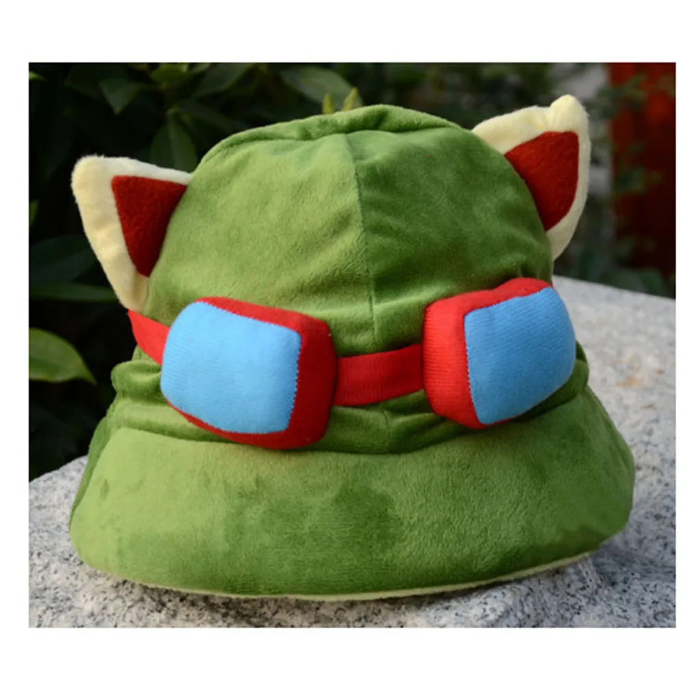 Classic Game Cosplay Swift Scout Teemo Cosplay Hat High Quality Fahion Cap Shooting Accessories Props Kids Birthday Xmas Gift