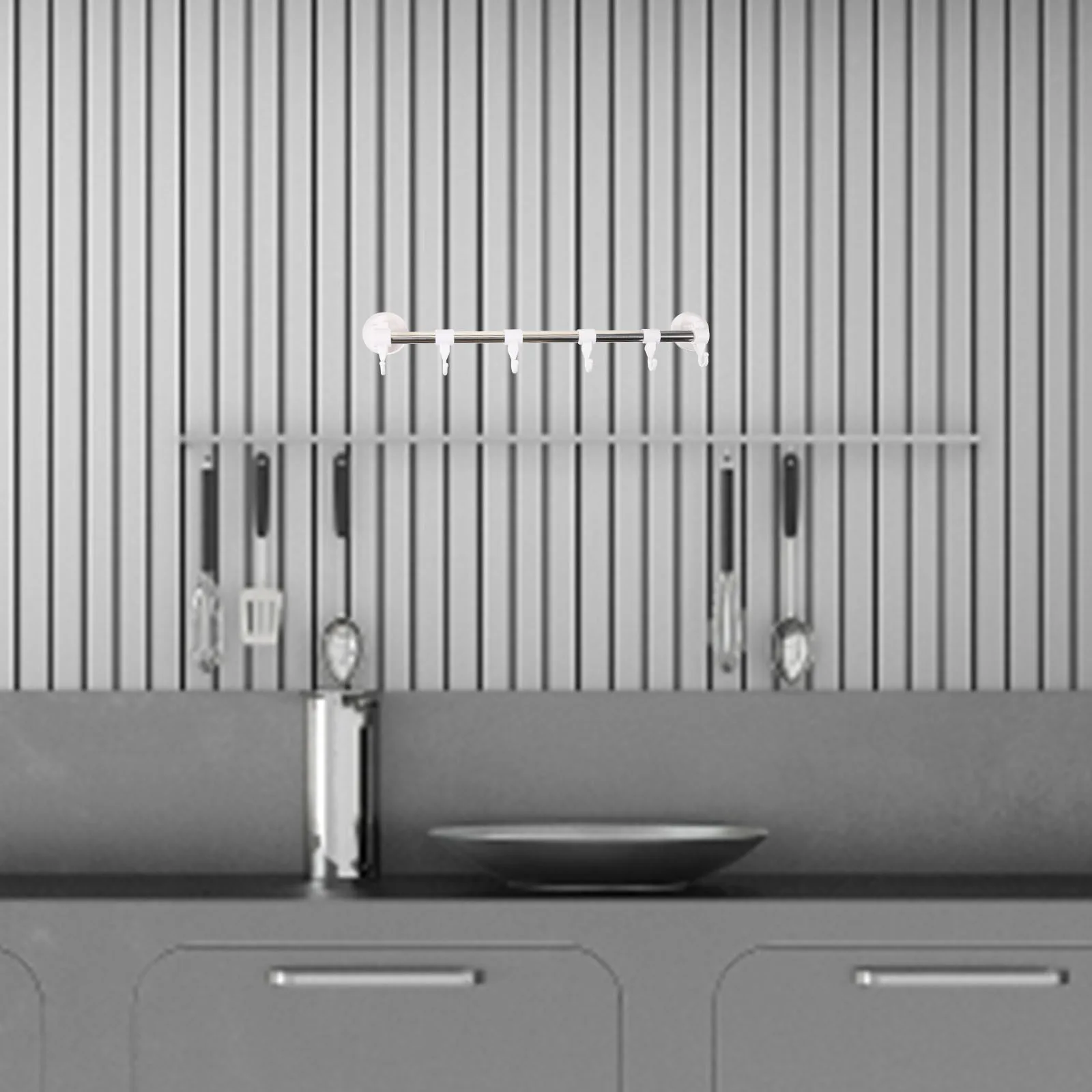 

Вешалка для полотенец на присоске, крючки для ванной комнаты, кухонная утварь, столовое серебро, подвесной органайзер, стойка для кастрюль