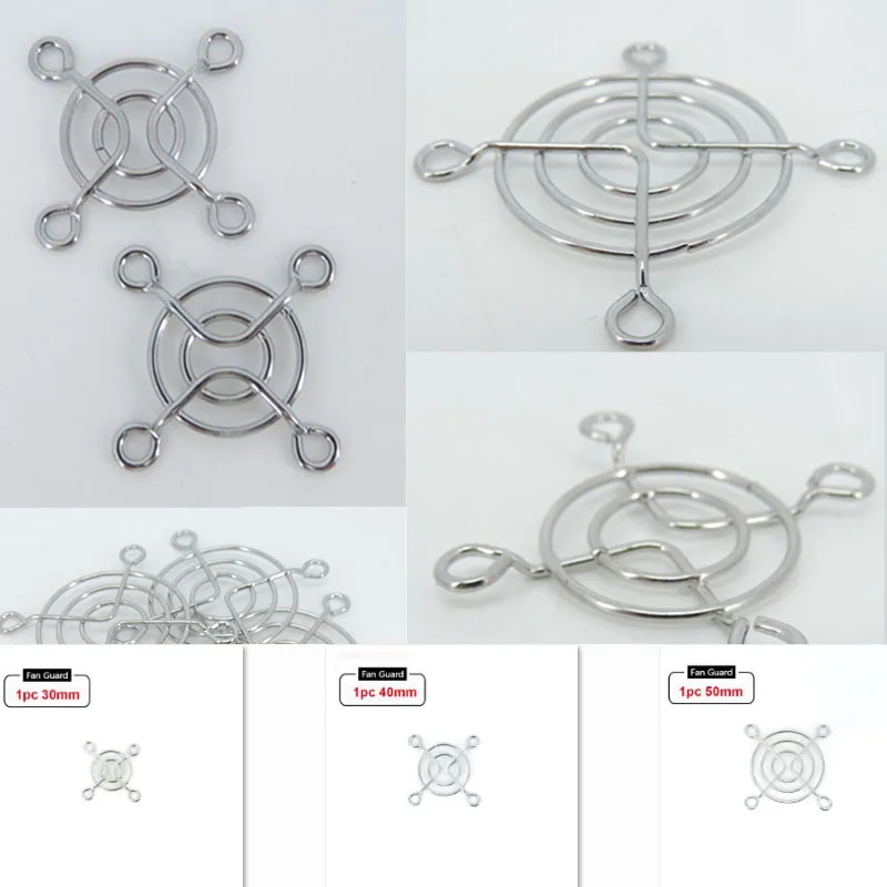 CPU Cooling Fan Guard Protective Metal Grill Computer Chassis Cover Net  For 30mm 40mm 50mm 60mm 70mm 80mm 120mm Cooling Fans P1