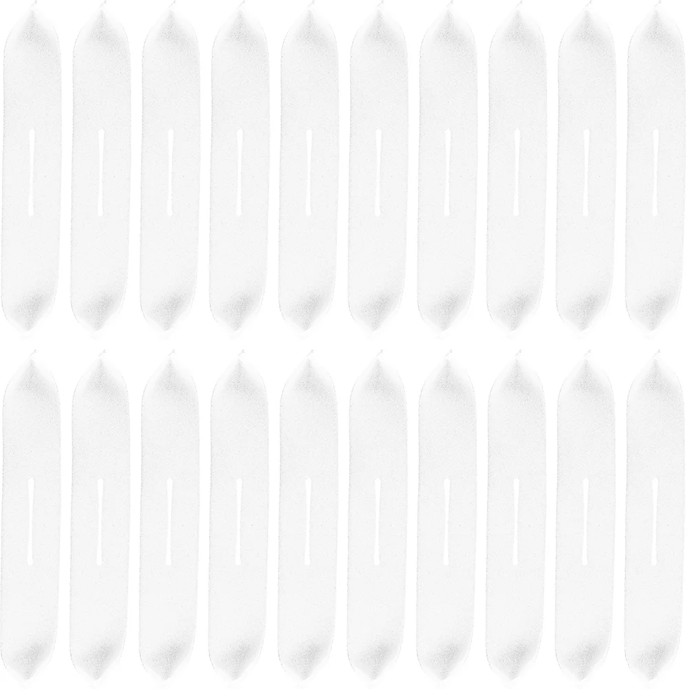 50 Pcs Baby Hangers Anti-slip Sponge Cover Anti-skid White for Clothing Protective