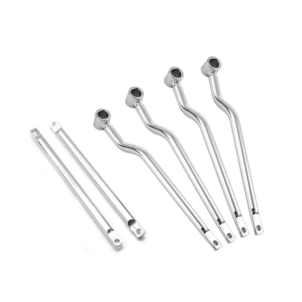 Saddlebag Holder Motorcycle Side Support Chrome Steel Bracket Universal Fit for Sport and Cruiser Bikes