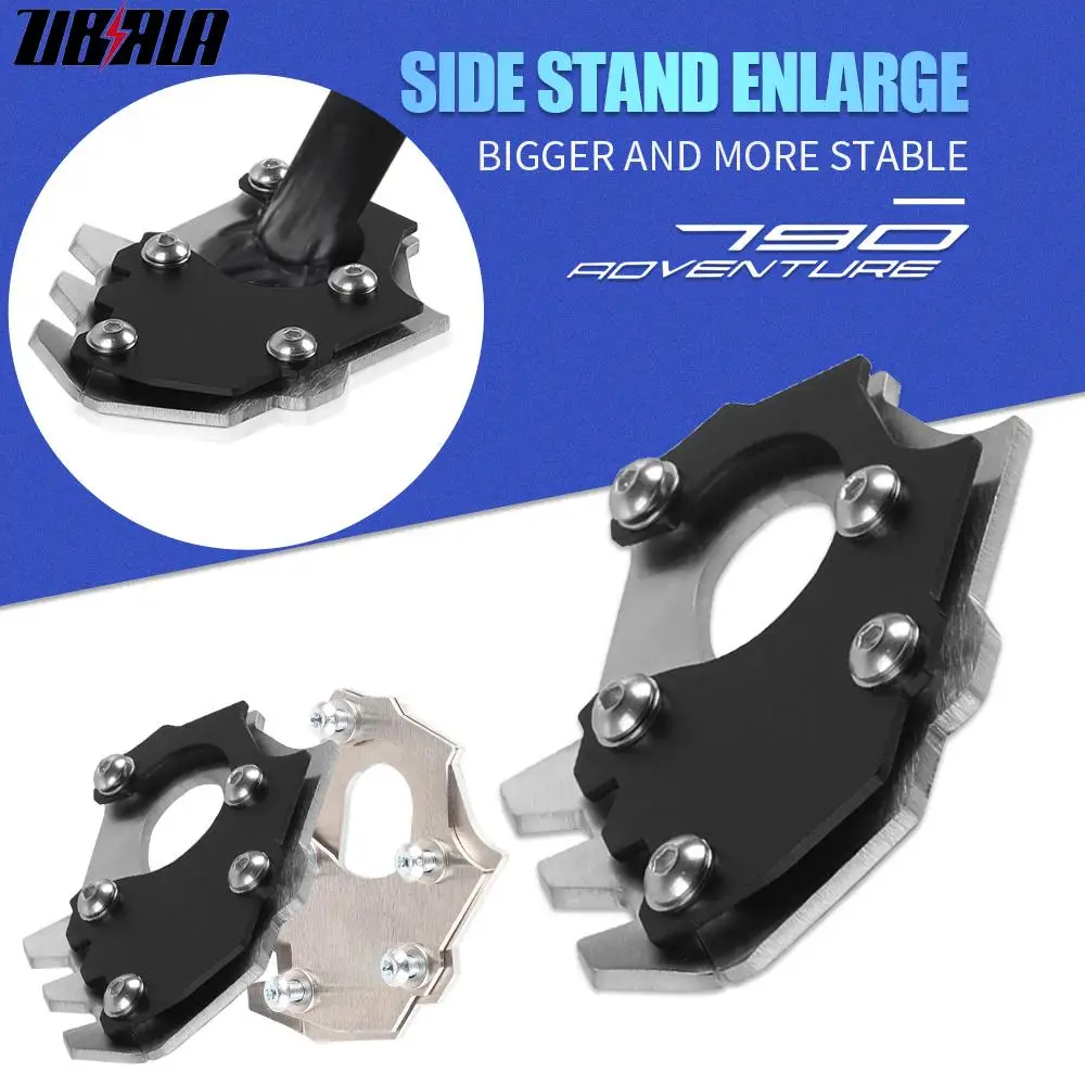 

790 ADVENTURE Motorcycle Accessories Kickstand Foot Side Stand Enlarge Extension Pad Shelf FOR 790 ADVENTURE R 2019 2020