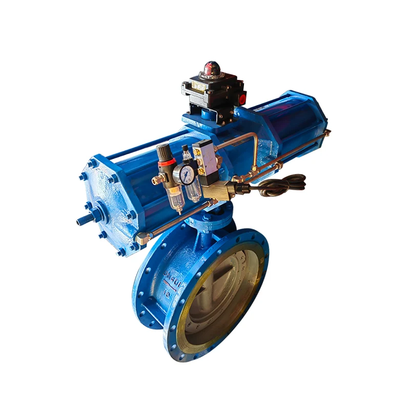 

D643H-10C D643H-16C Three Eccentric Metal Sealing Pneumatic butterfly Valve