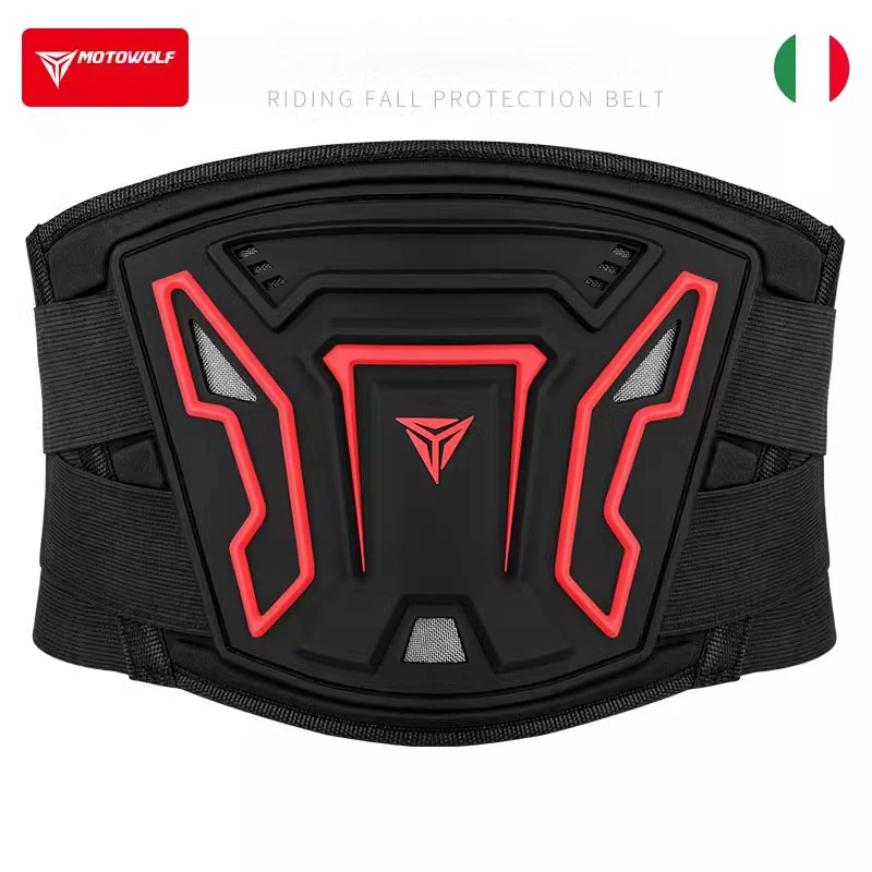 Motowolf Unisex Motorcycle Waist Protector Biker Touring Kidney Belt Breathable Cycling Waist Belt Adjustable Sport Waist Guard