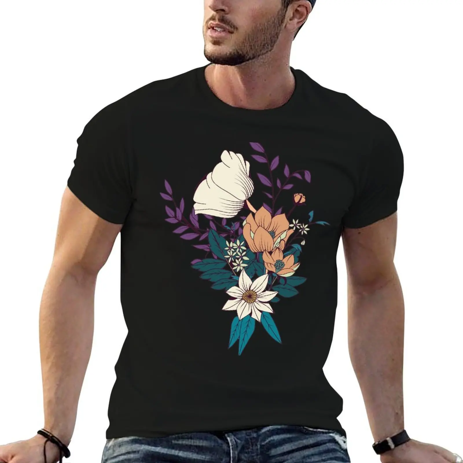 

Botanical pattern 008 T-Shirt t shirts designer men t shirt cotton 100% T-Shirt