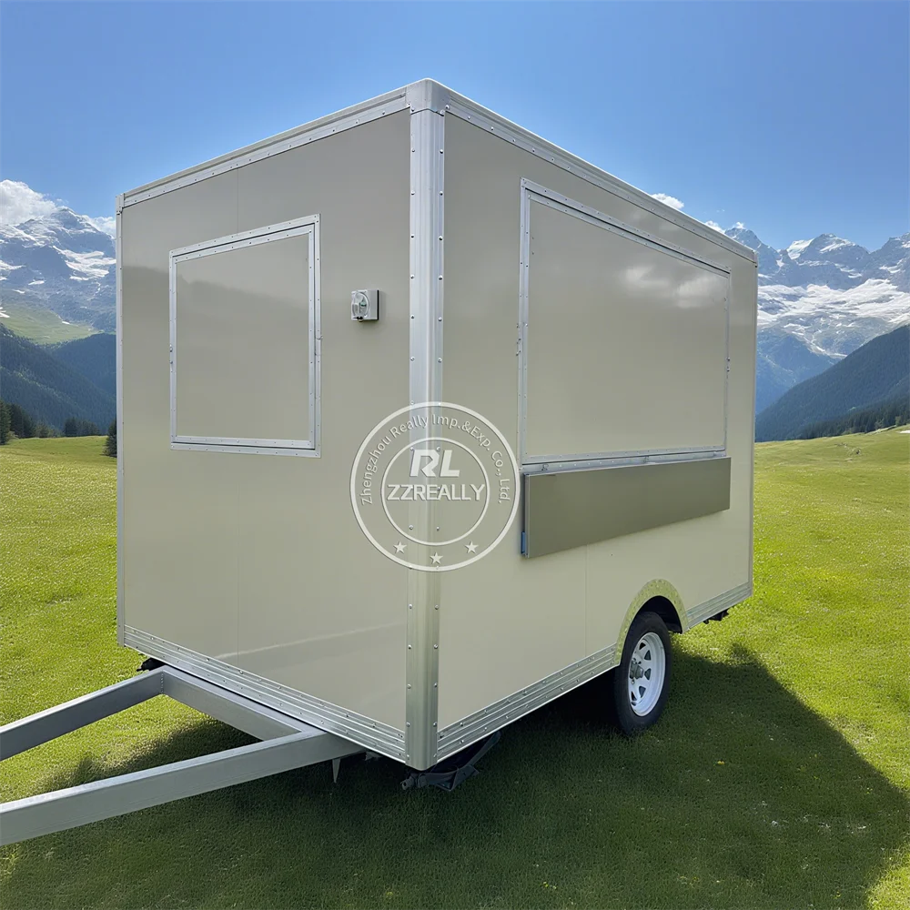 

Concession Catering Trailer Fully Equipped Food Trailer Ice Cream Pizza Cart Custom Street Mobile Food Truck With Full Kitchen