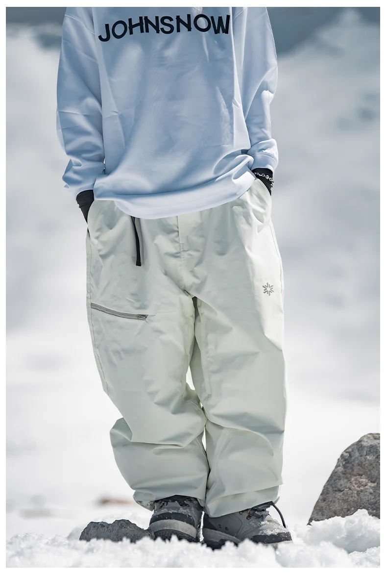 John Snow Winter Herren- und Damen-wasserdichte Skihose, warme, atmungsaktive Schnee-Frauenhose, Outdoor-Snowboardbekleidung, männliche Hose – Detail 29