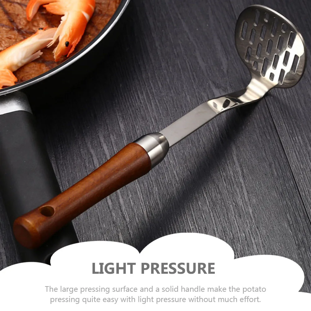 

1Pcs Potato Presser Kitchen Accessory Comfortable Mashing of Vegetables Fruits Perfect for Hearty Home Cooking