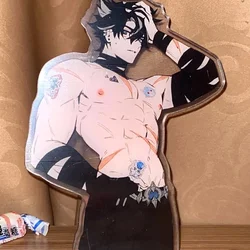 Hot Anime Game Impact Fontaine Figure Strong/Muscles Wriothesley Acrylic Stand Model Plate Desk Decor Standing Sign Fans Gift