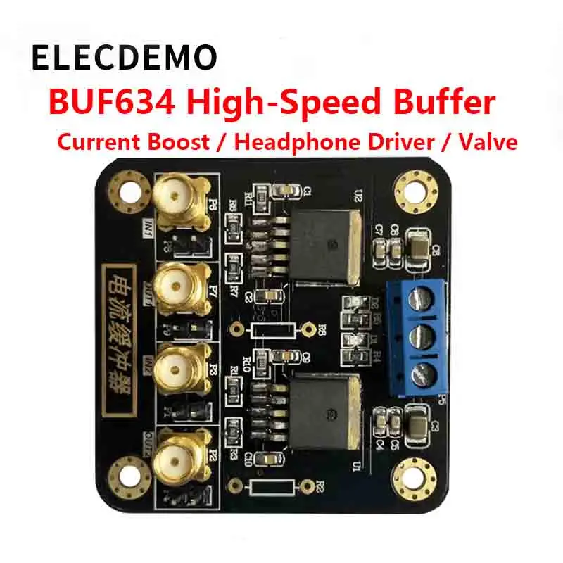 

BUF634 Module High Speed Current Buffered Output Audio Power Pulse Amplifier Provides Drive Current Function demo Board