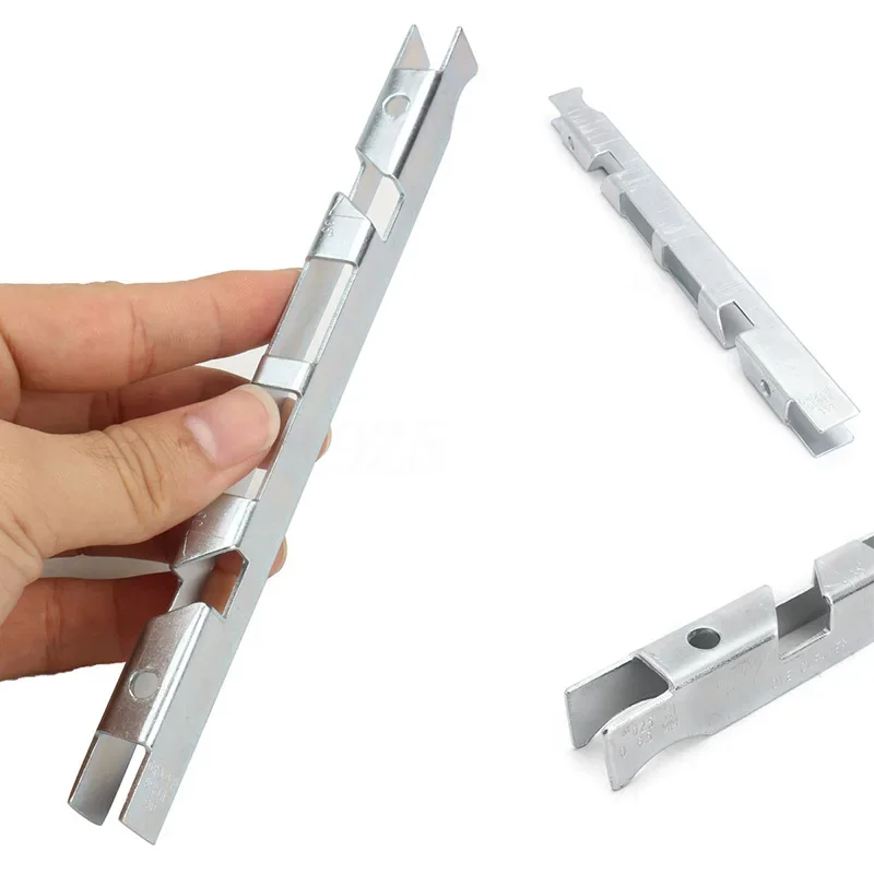 1pc Home & Garden Accessories Bar Groove File Guide Chain Silver 150*10*16mm 3/8P